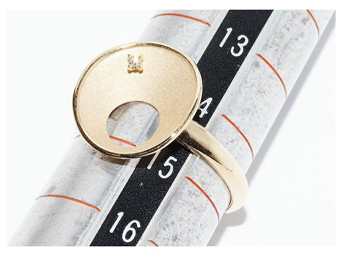 Autre Marque Au750 Diamantring Golden - Ansicht 2