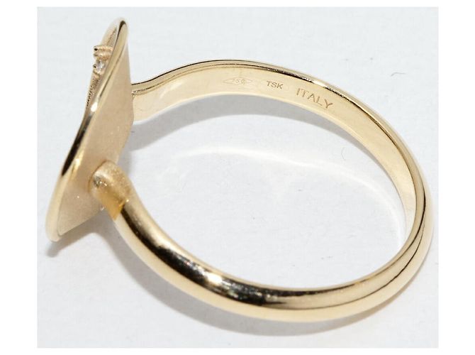 Autre Marque Au750 Diamantring Golden - Ansicht 4