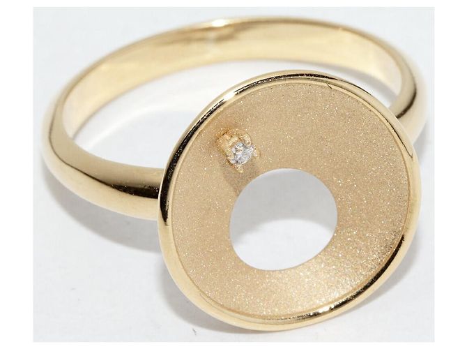 Autre Marque Au750 Diamantring Golden - Ansicht 5