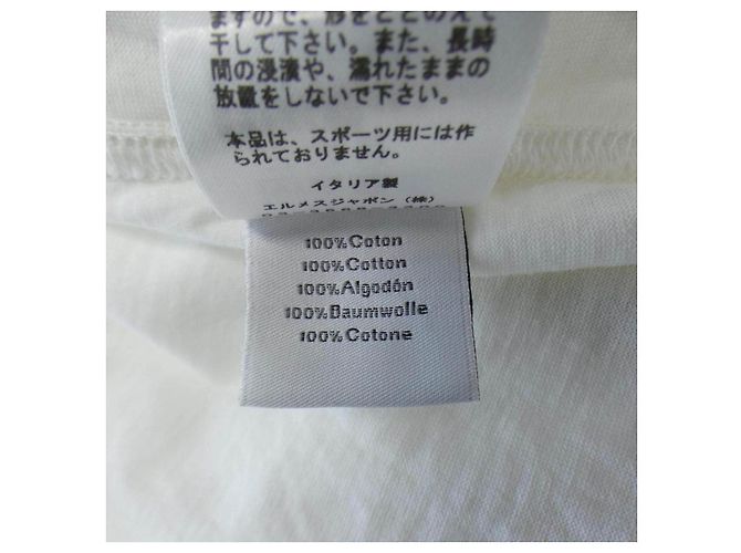 Hermès T-shirt XL T-shirt Blanco - vista 3