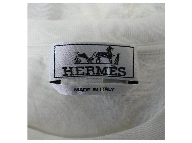 Hermès T-shirt XL T-shirt Blanco - vista 4