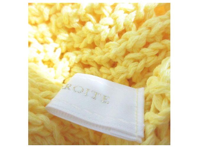 Autre Marque Jersey de punto mesh cuello redondo RIVE DROITE Amarillo - vista 6