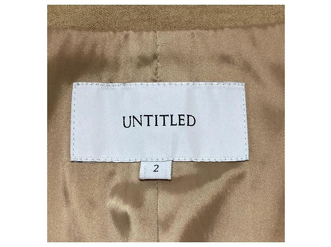 Autre Marque Giacca senza colletto UNTITLED Beige - vista 4