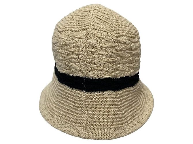 Autre Marque Gorro Bucket de punto Laura Ashley Beige - vista 3