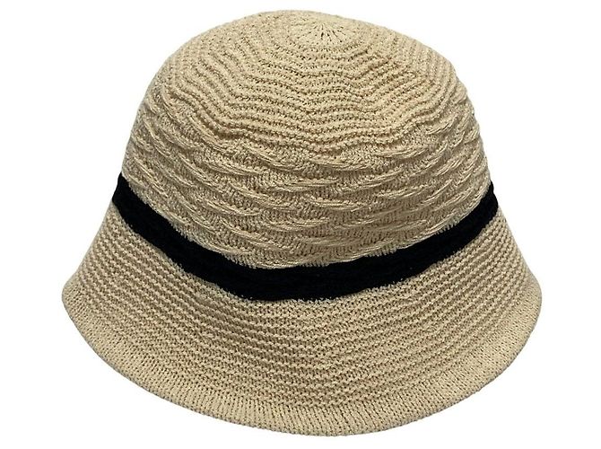 Autre Marque Gorro Bucket de punto Laura Ashley Beige - vista 4