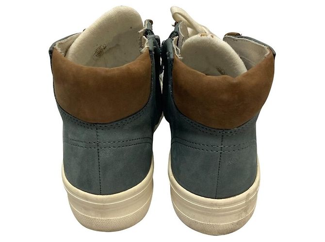 Autre Marque NO NAME SHAKE MID CUT Nubuk-Sneaker Braun Weiß Blau - Ansicht 4