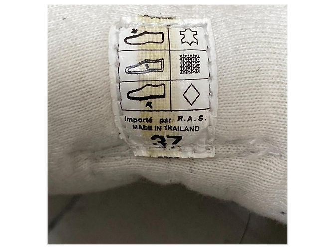 Autre Marque NO NAME SHAKE MID CUT Nubuk-Sneaker Braun Weiß Blau - Ansicht 8