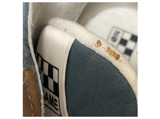 Autre Marque NO NAME SHAKE MID CUT Nubuk-Sneaker Braun Weiß Blau - Ansicht 9