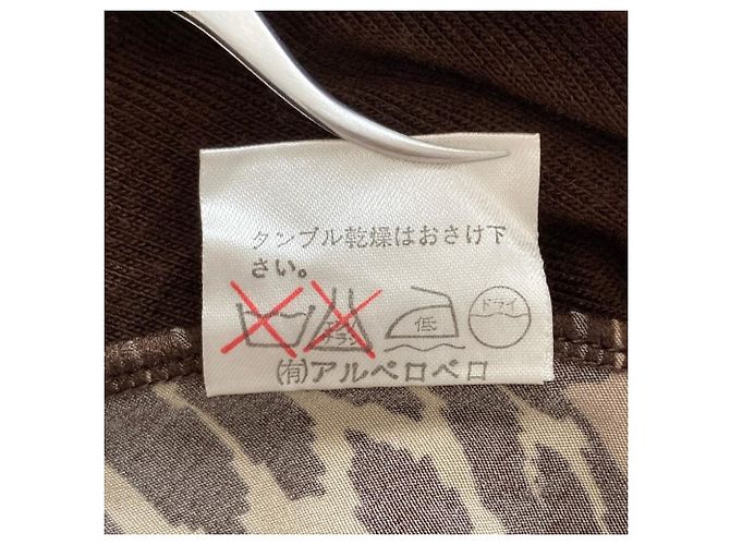 Autre Marque Olleborebla Alberobello Rollkragenpullover mit Animal-Print Braun - Ansicht 5