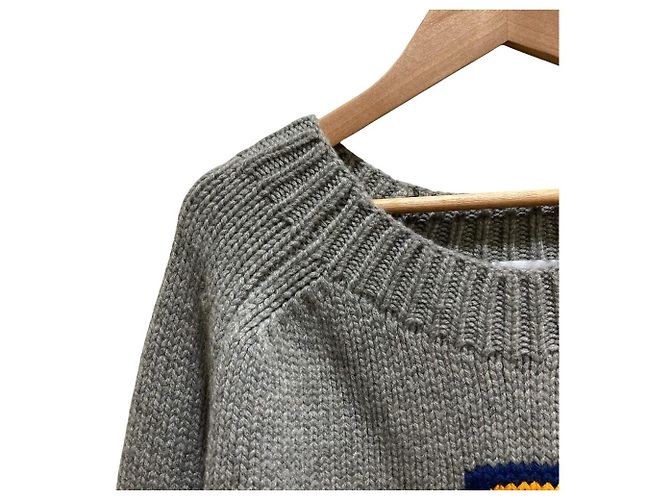 Jersey de cachemira J Intercia Jil Sander Castaño Amarillo - vista 2