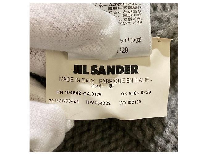 Jersey de cachemira J Intercia Jil Sander Castaño Amarillo - vista 9
