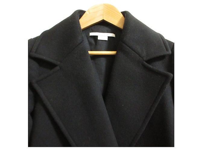 Stella Mc Cartney Abrigo de lana cruzado Stella McCartney Negro - vista 5