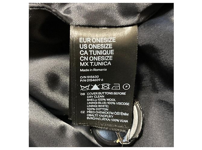 Maison Martin Margiela Maison Margiela P Coat Blu - vista 7