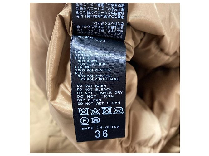 Autre Marque Manteau en duvet à capuche Spick and Span Beige - vue 8