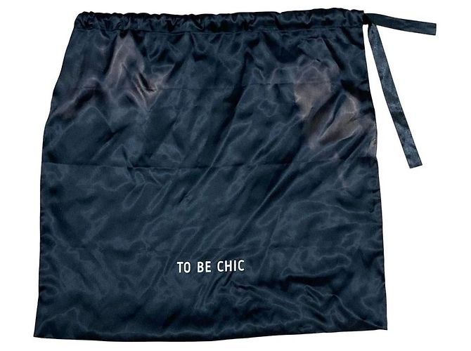 Autre Marque TO BE CHIC Sequin Ribbon Tote Bag Schwarz - Ansicht 10