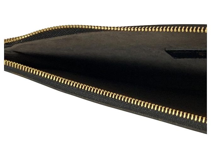 Autre Marque Clutch in pelle e rafia HELEN KAMINSKI Nero D'oro Porpora - vista 8