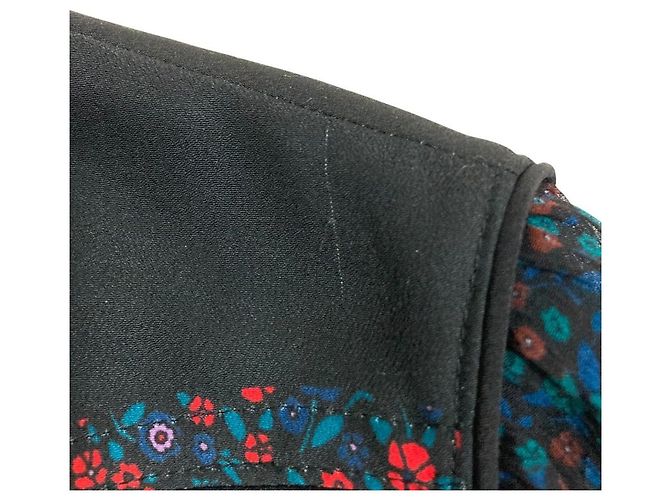 Abito Coach 100% Silk con stampa floreale Blu Blu navy - vista 5