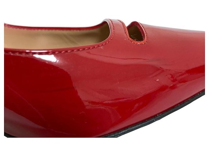 Autre Marque Pellico ANIMA ANELLI Pumps aus Lackleder Rot - Ansicht 15
