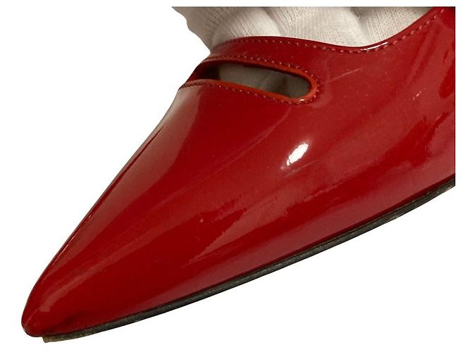 Autre Marque Pellico ANIMA ANELLI Pumps aus Lackleder Rot - Ansicht 16
