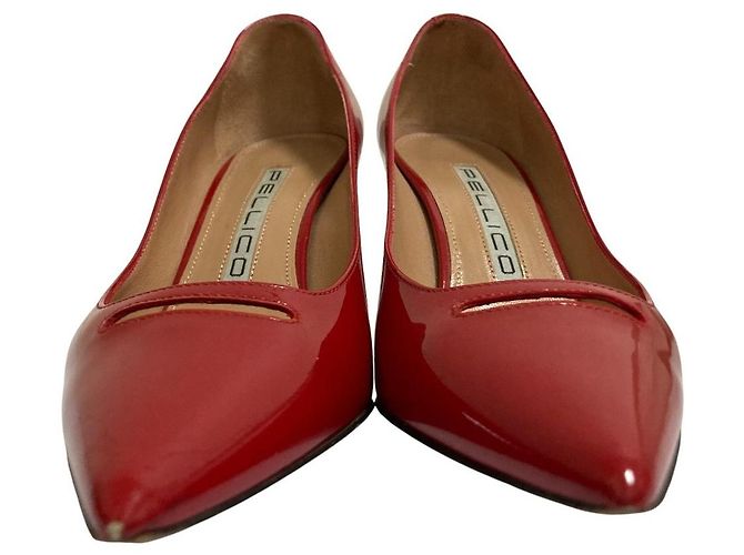 Autre Marque Pellico ANIMA ANELLI Pumps aus Lackleder Rot - Ansicht 2