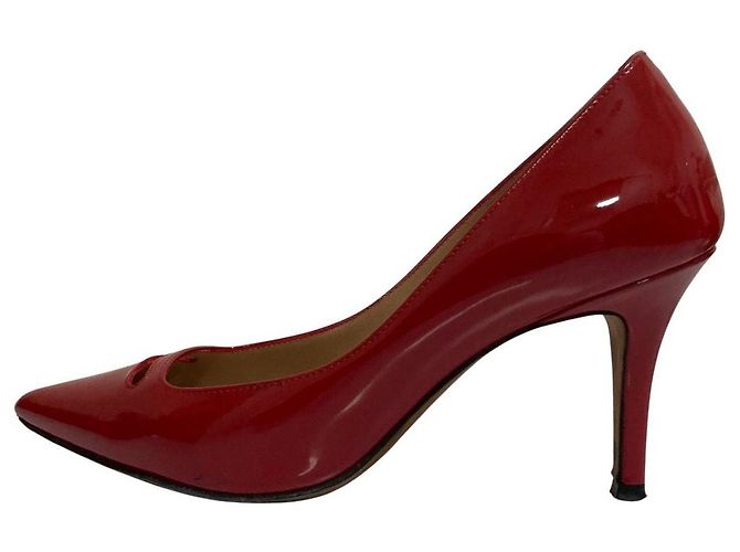 Autre Marque Pellico ANIMA ANELLI Pumps aus Lackleder Rot - Ansicht 4