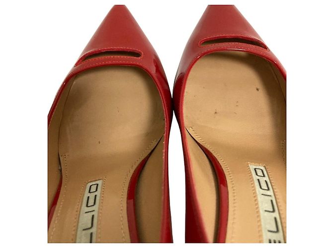 Autre Marque Pellico ANIMA ANELLI Pumps aus Lackleder Rot - Ansicht 8
