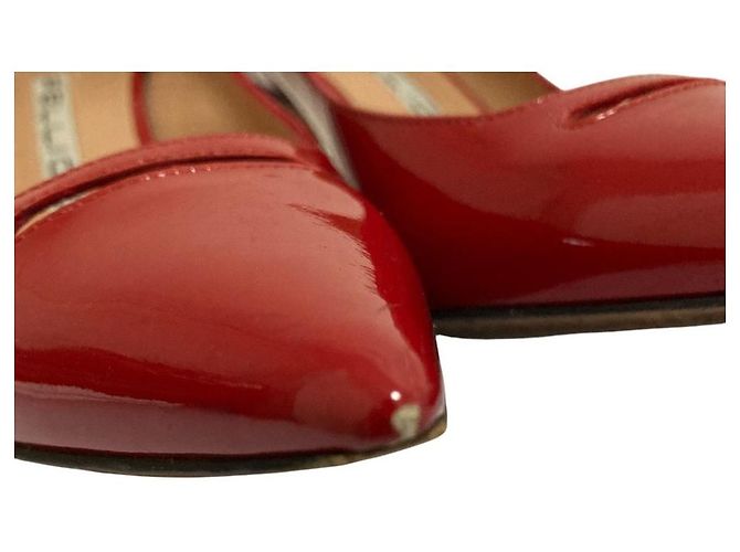 Autre Marque Pellico ANIMA ANELLI Pumps aus Lackleder Rot - Ansicht 9