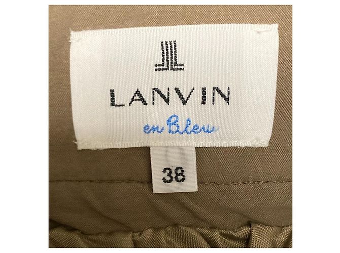 Falda con bolsillo y cinta LANVIN en Bleu Castaño - vista 4