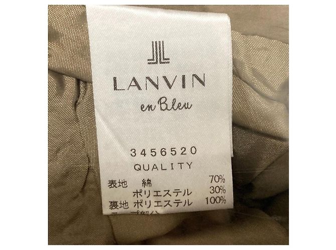 Falda con bolsillo y cinta LANVIN en Bleu Castaño - vista 5