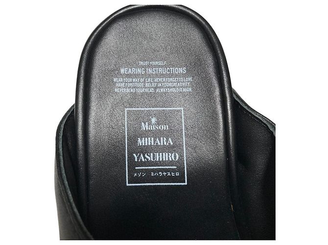 Autre Marque Sandali Maison Mihara Yasuhiro Double Buckle Nero - vista 5