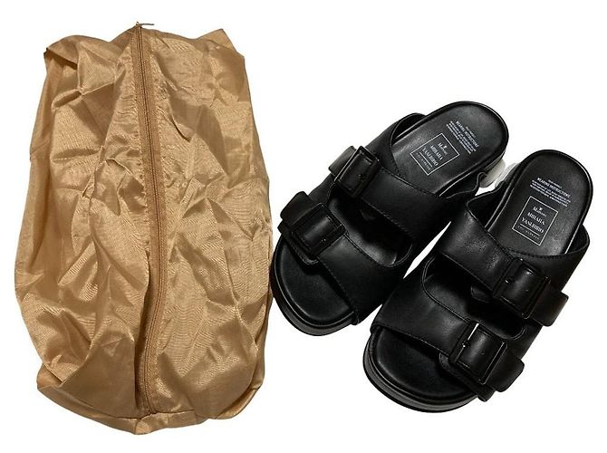 Autre Marque Sandali Maison Mihara Yasuhiro Double Buckle Nero - vista 9
