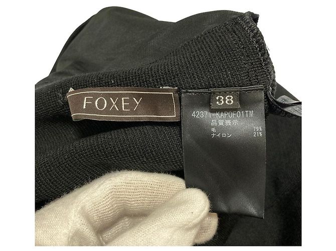 Autre Marque FOXEY Relax Pants Strickhose Schwarz - Ansicht 5