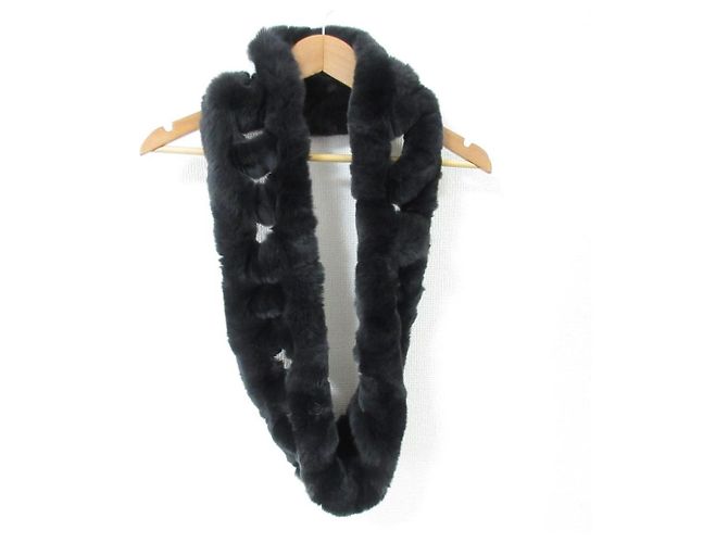 Autre Marque Cuello de piel de conejo Rex AMACA Castaño - vista 5