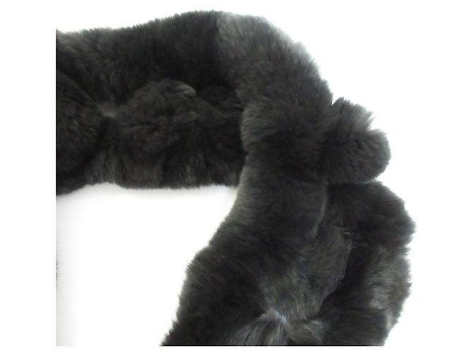 Autre Marque Cuello de piel de conejo Rex AMACA Castaño - vista 6