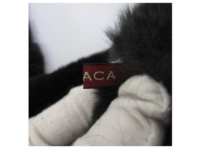 Autre Marque Cuello de piel de conejo Rex AMACA Castaño - vista 7
