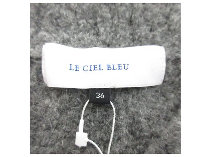 Autre Marque LE CIEL BLEU Tricô de Lã de Alpaca com Decote em V Marrom - vista 7