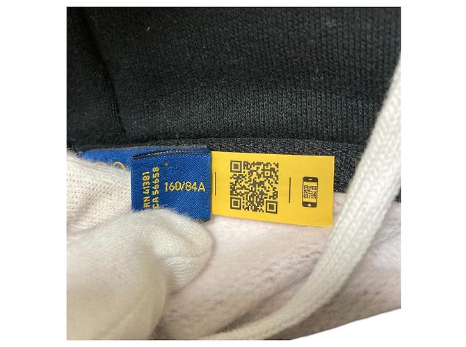 Polo Ralph Lauren Patchwork-Karo-Hoodie aus Baumwolle Rot Blau Gelb - Ansicht 7