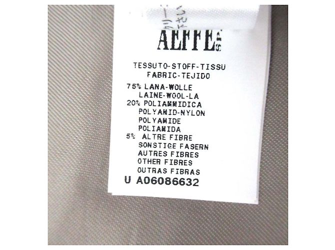 Autre Marque Abrigo con ribete de piel Alberta Ferretti Castaño - vista 7