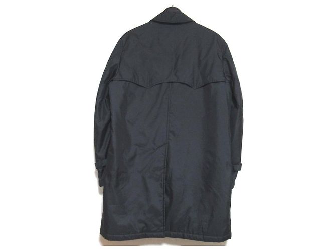 Aquascutum Trench Coat Acolchoado Simples Preto - vista 2