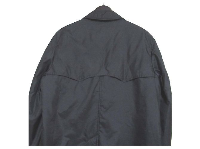 Aquascutum Trench Coat Acolchoado Simples Preto - vista 5