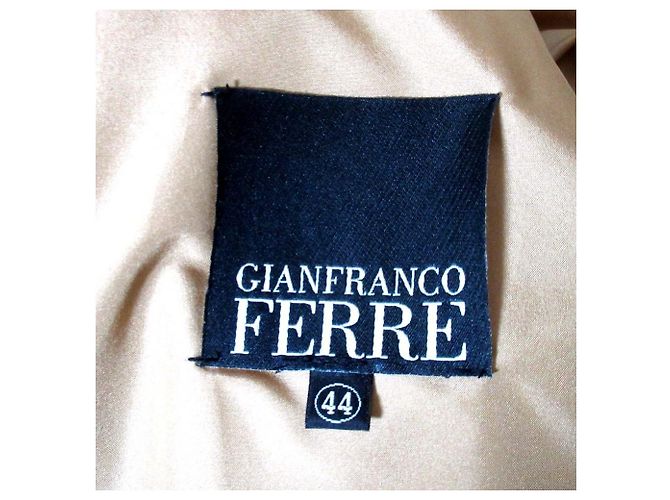 Autre Marque Giacca imbottita vintage Gianfranco Ferre Beige - vista 12