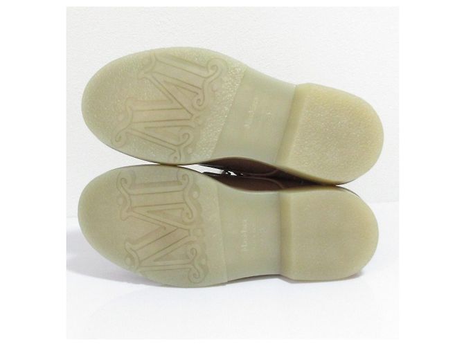 Botines Urban Compact de cuero Max Mara Castaño - vista 7