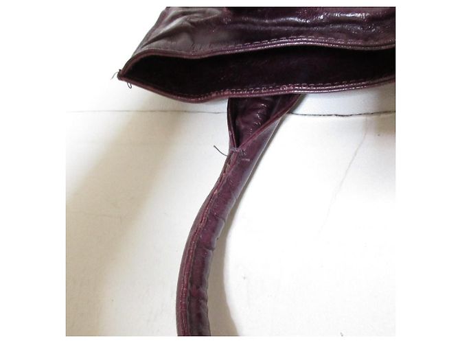 Autre Marque Barneys New York Leder-Tote-Bag Lila - Ansicht 19