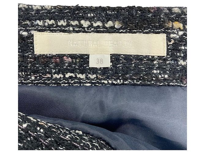 Autre Marque Conjunto de Traje de Tweed NATURAL BEAUTY Negro - vista 11