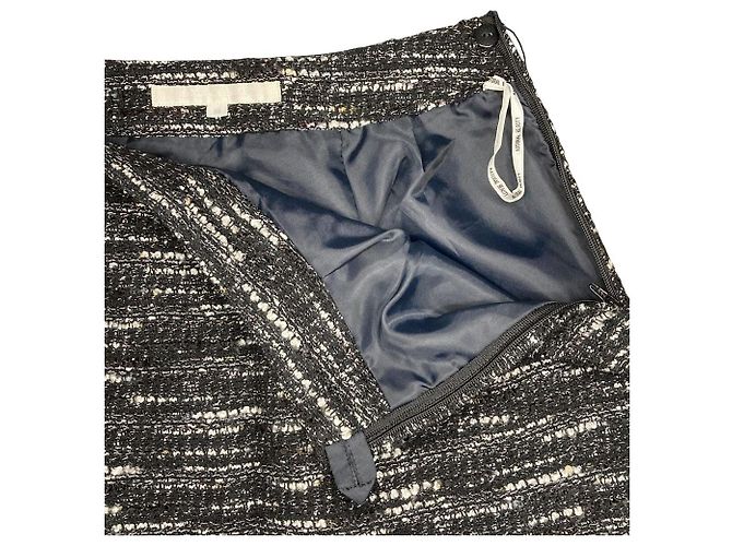 Autre Marque Conjunto de Traje de Tweed NATURAL BEAUTY Negro - vista 12