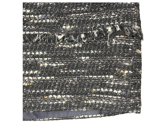 Autre Marque Conjunto de Traje de Tweed NATURAL BEAUTY Negro - vista 13
