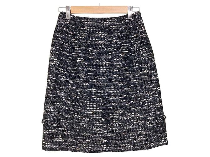 Autre Marque Conjunto de Traje de Tweed NATURAL BEAUTY Negro - vista 3