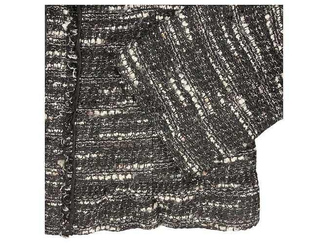Autre Marque Conjunto de Traje de Tweed NATURAL BEAUTY Negro - vista 8