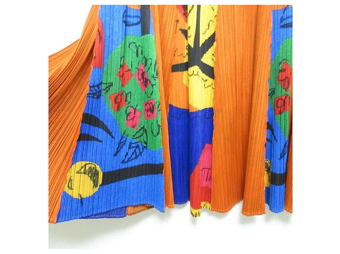 Issey Miyake PLEATS PLEASE Plisse-Rock mit Dessin-Print Mehrfarben - Ansicht 5