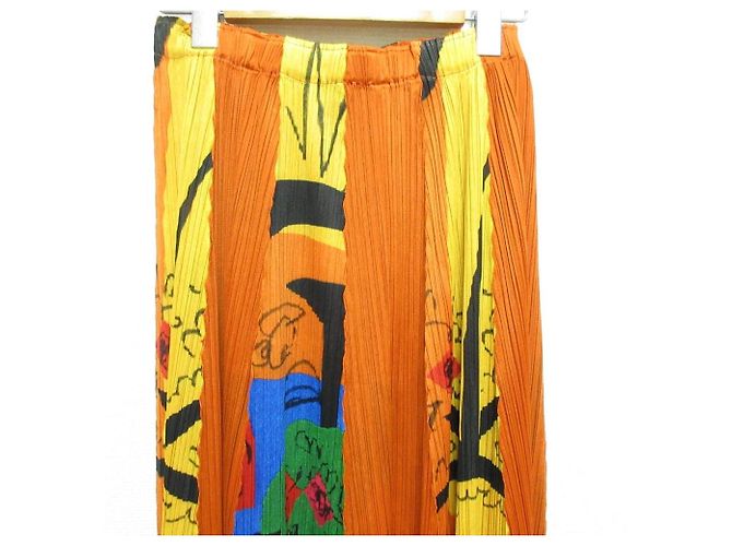 Issey Miyake PLEATS PLEASE Plisse-Rock mit Dessin-Print Mehrfarben - Ansicht 6